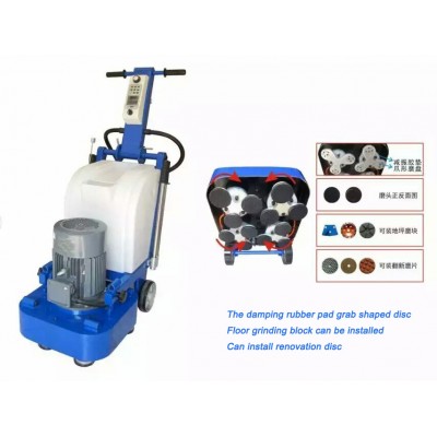 12 Heads Floor Polishing Machines Concrete Floor Grinder