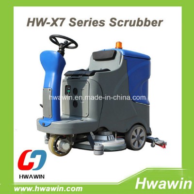 Airport Tile Floor Cleaning Scrubber Dryer Machine