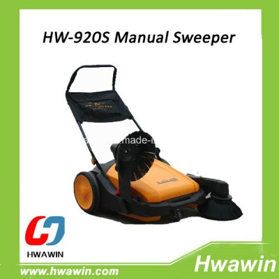 No Battery Manual Walk Behind Floor Sweeper Machine